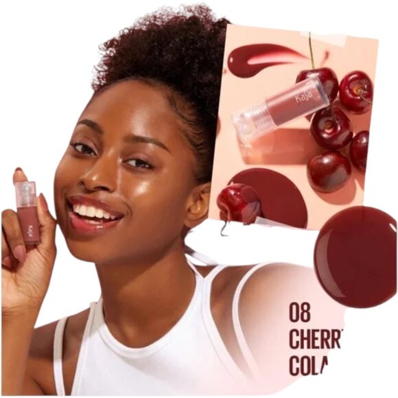 Kaja Lip Plumping - Juicy Glass 08 Cherry Cola | Hydrating, 08 NEW IN BOX - Picture 3 of 9